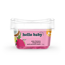 Load image into Gallery viewer, Pear, banana, dragonfruit and coconut cream puree
