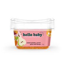Load image into Gallery viewer, Sweet potato, carrot, pear and hemp puree
