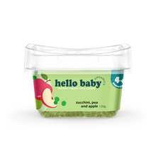 Load image into Gallery viewer, Zucchini, pea and apple puree
